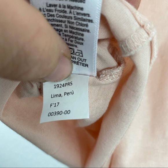 NATION LTD Yorkville One Shoulder Tee, Pink, Small - Picture 7 of 7